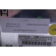 2006 2007 2008 Audi A4 AM FM Symphony Radio Receiver Head Unit 8E0035195AC OEM