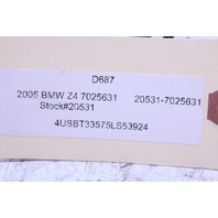 2005-2007 BMW Z4 Dash AC Air Vent Cup Holder Front Left OEM