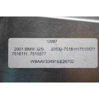 2001 BMW 325i Engine Computer Module ECU ECM DME OEM