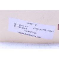 2011 BMW M3 Motion Sensor Alarm Module 9200943 OEM