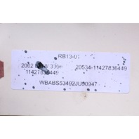 2006-2010 BMW M5 M6 S85 Engine Oil Filter Housing - 11427836449 OEM