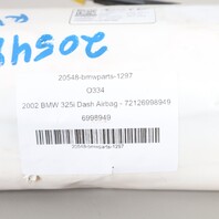 BMW 325i 330i M3 E46 Right Passenger Dash Airbag 72126998949 OEM