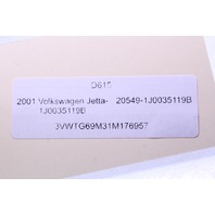2001 Volkswagen Jetta CD Player Changer 1J0035119B OEM