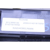 2007-2013 BMW X5 X6 Dash Stereo Climate Control Trim Bezel - 51456967464 OEM