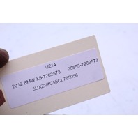 2012 BMW X5 Outer Tail Light Bulb Socket Holder Left - 63217262573 OEM