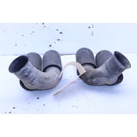 2002 Porsche 911 996 3.6 Dual Tip Aftermarket EXhaust Tip Pair Set Stock#20556