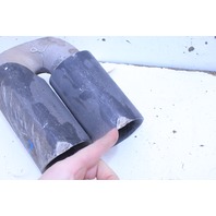 2002 Porsche 911 996 3.6 Dual Tip Aftermarket EXhaust Tip Pair Set Stock#20556
