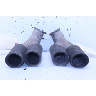 2002 Porsche 911 996 3.6 Dual Tip Aftermarket EXhaust Tip Pair Set Stock#20556