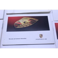 2002 Porsche 911 996 Owner Manual and Case