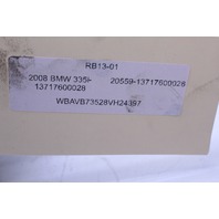 2008 BMW 335i N54 Intercooler Air Duct Pipe Tube - 13717600028 OEM