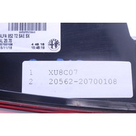 2017 2018 2019 Alfa Romeo Giulia Tail Light Lamp Left Lid Mount 20700108 OEM