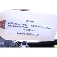 2007 Jaguar Vanden Plas 4 Spoke Wood Leather Combo Steering Wheel Stock#20564