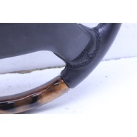 2007 Jaguar Vanden Plas 4 Spoke Wood Leather Combo Steering Wheel Stock#20564