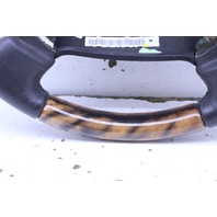 2007 Jaguar Vanden Plas 4 Spoke Wood Leather Combo Steering Wheel Stock#20564