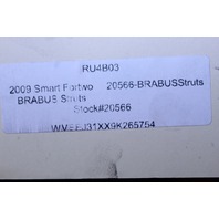 2009 Smart Fortwo Strut Shock Coil Springs BRABUS Right Left Front Rear Stock#20566 OEM