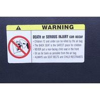 2001-2006 BMW 325i 328i 330i M3 Convertible Sun Visor Right OEM