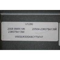 2008 BMW M6 E64 Sequential Manual Gearbox SMG Transmission Control Module TCM 7841398 OEM