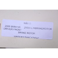 2006 2007 2008 2009 2010 BMW M5 M6 E60 E63 E64 Driver Left Front Brake Rotor 2282805 OEM