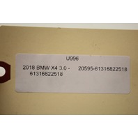 2018 BMW X4 F26 Parking Brake Auto Hold Switch OEM