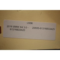 2018 BMW X4 3.0 F26 Turn Signal Wiper Switch Assembly 6833425 OEM