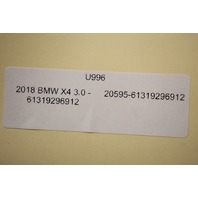 2018 BMW X4 3.0 F26 Transmission Gear Selector Shifter Shift Knob - 61319296912 OEM