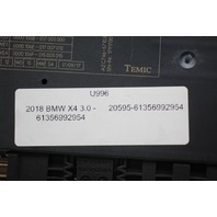 2018 BMW X4 3.0 F26 Footwell Light Control Module LCM 6992954 OEM