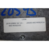 2018 BMW X4 Lane Departure Warning Control Module 66516992830 OEM