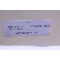 2012-2015 BMW X1 Ignition Switch Key Fob 66129194399 OEM