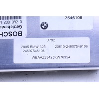 2005 BMW 325i Transmission Control Module TCU TCM 24607546106 OEM