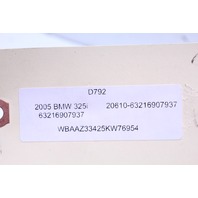 2002-2005 BMW 325i 330i Tail Light Bulb Holder Left - 63216907937 OEM