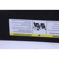 2013-2019 BMW 640i 650i M6 Gran Coupe Sun Visor Left Alcantara OEM