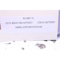 2014 BMW M6 F13 Speaker Cover Trim Grille Bang Olufsen 9276551 Stock#20612 OEM