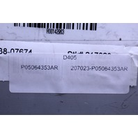 2014 Dodge Challenger Radio Audio Amp Amplifier P05064353AR OEM