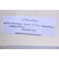 2006 2007 2008 2010 Volkswagen Beetle Coupe Door Panel Left Stock#21002 OEM