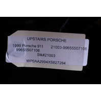 1999 Porsche 911 996 Coupe Left Quarter Trim Panel Leather Black OEM