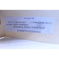 2012 Volkswagen Beetle Jetta Headlight Headlamp Switch OEM
