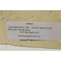 2002-2006 BMW 325i M56 Throttle Body - 13547515196 OEM