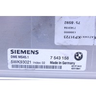 2005 BMW 325i Engine Computer Module ECU ECM DME 7543158 Stock#21016 OEM