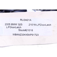 2005 BMW 325i Door Latch Lock Actuator Front Left Driver Stock#21016