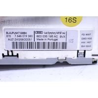 2006 2007 2008 Audi A4 AM FM Symphony Radio Receiver Head Unit 8E0035195AC OEM