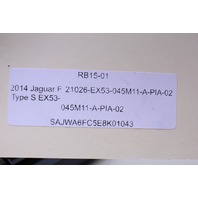 2014 Jaguar F Type S Right Center Console Trim EX53-045M11-A OEM