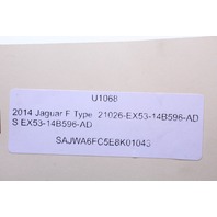 2014 Jaguar F Type S Drive Mode Switch Control EX53-14B596-AD OEM