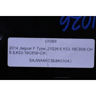 2014 Jaguar F-Type Climate Temperature Control Panel Missing Buttons OEM