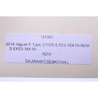 2014 Jaguar F Type Radio Stereo Volume Knob Control EX53-18X10-ADW OEM