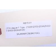 2014 Jaguar F Type S Driver Left Door Handle and Latch EX53-203A29-DD Stock#21026 OEM