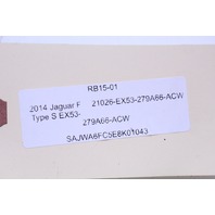 2014 Jaguar F Type S Right Trunk Panel Trim EX53-279A66-ACW Stock#21026 OEM
