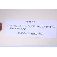 2014 Jaguar F-Type Convertible Top Flap Cover Right OEM