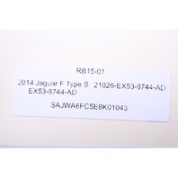 2014 Jaguar F Type Convertible Top Flap Cover EX53-8744-AD OEM