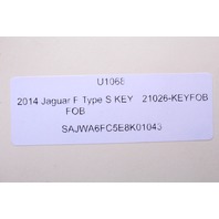 2014 Jaguar F-Type Key Fob