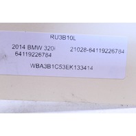 2014 BMW 320i Audio Climate Temperature Control Panel OEM